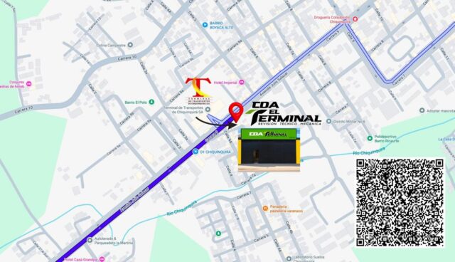 📍 Llegar es muy fácil
Encuéntranos en CDA El Terminal, a solo unos pasos del Terminal de Transportes de Chiquinquirá.

📌 Dirección:
Cra. 9 # 4B – 18
Cra. 8A # 4A – 33
Chiquinquirá, Boyacá